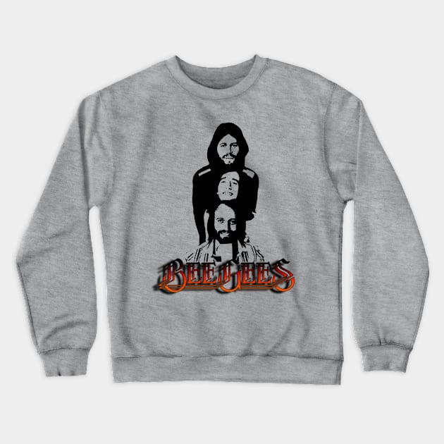 Bee gees t-shirt Crewneck Sweatshirt by Bengkok store